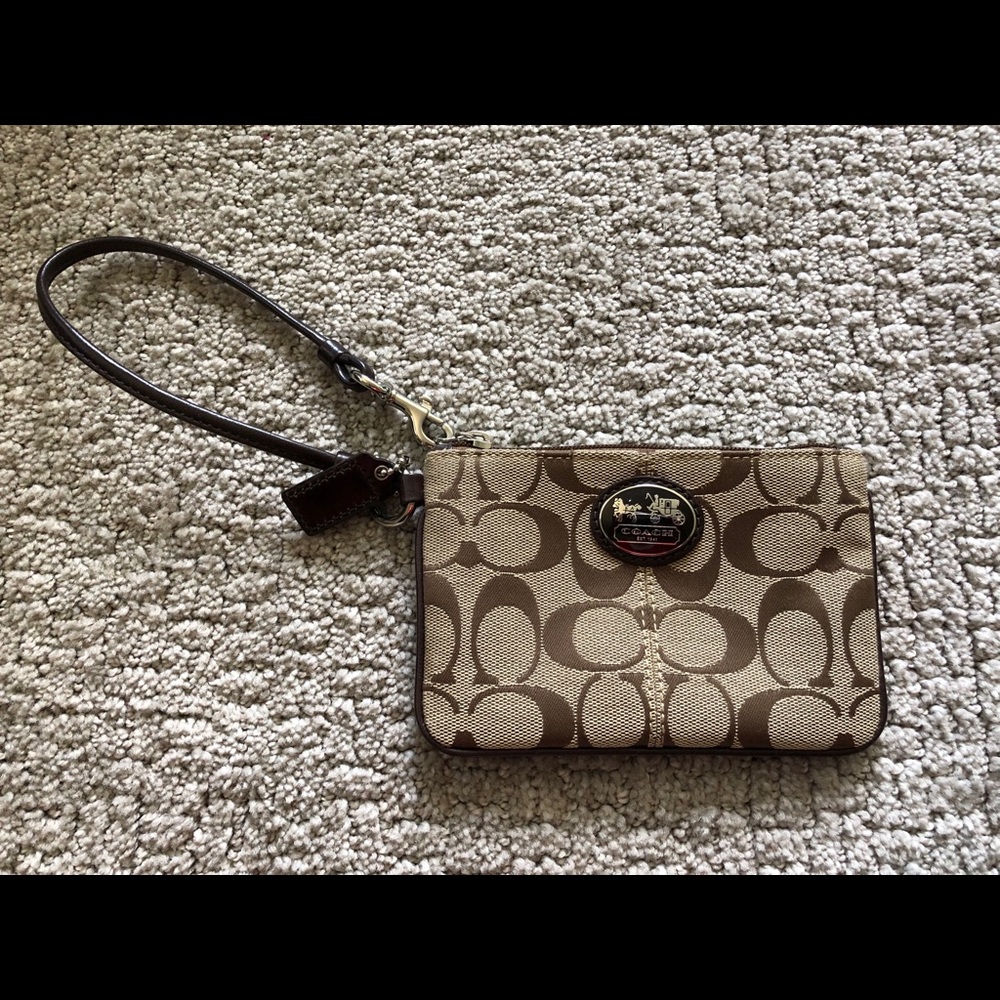 Classic Coach Wristlet